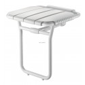 Siège de douche relevable ALU large 430 x 465 x 480 mm réf. 510410