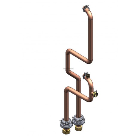 Kit tubulures 2 circuits colis HK22 100017832