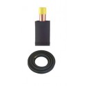 COURONNE TUBE CU 3/8 ISOLE BS3D0 (M1) NOIR 13MM 22M