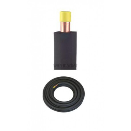 COURONNE TUBE CU 5/8 ISOLE BS3D0 (M1) NOIR 13MM 24M