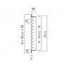 Gae25 400x400 - grille exterieure aluminium