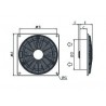 Perf bc 450 t-4p - Ventilateur helicoide tri. 4p d450