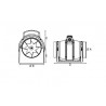 Vcm easy 100 3v - ventilateur individuel permanent en conduits diamètre 100