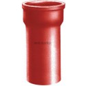 Raccord droit SMU® S - fonte brun-rouge - L. 25 cm Ø 50 mm