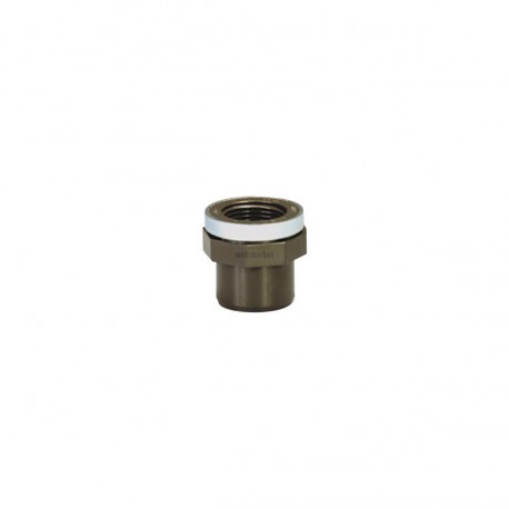 Manchon mixte taraudé avec bague de renfort SYSTEM O PVC Femelle-Mâle diamètre : 25/32x3/4 HMM25