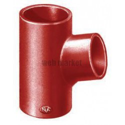 Culotte fonte simple 88° SMU® S - brun-rouge - Ø 75/50 mm