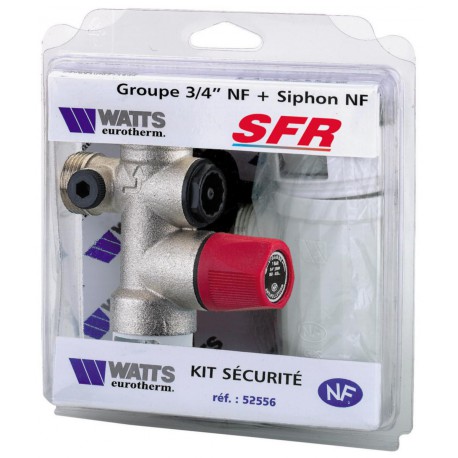 Groupe de sécurité SFR 3/4 + kit siphon
