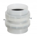 Raccord flexible/flexible DUALIS FLEXCONDENS pour chaudières gaz ou fioul C3,B23 ou B23P diamètre 110 / 125 réf. 27110643