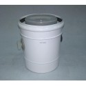 Adaptateur de condensation diamètre 80 M/125 M-80F/125F PPTL/galva blanc RAL 9016 réf. 541664
