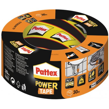 Adhésif super puissant POWER TAPE Orange Longueur 50 mm Largueur 30 m