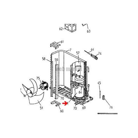 COMPRESSEUR ZR34K3E-PJF  2 KW-Daikin