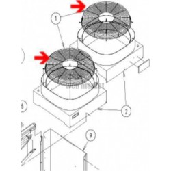 Grille de protection hélice - Pièce de rechange origine fabricant
