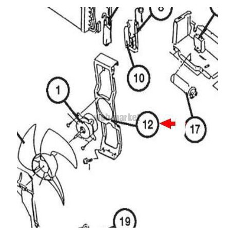 Support moteur - Pièce de rechange origine fabricant
