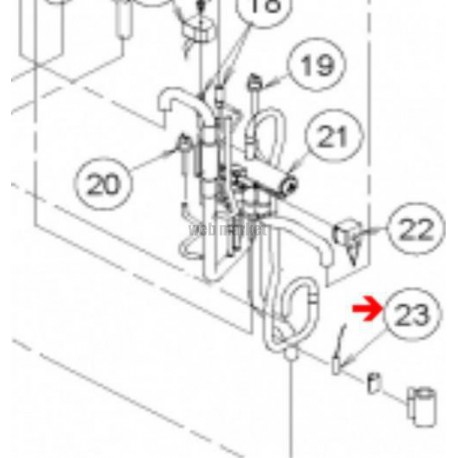 Sonde de refoulement - Pièce de rechange origine fabricant