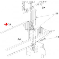 Condenseur vertical - Pièce de rechange origine fabricant