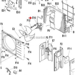 MOTEUR  VENTIL  D50Q-28 / 3SB40655-1-Daikin