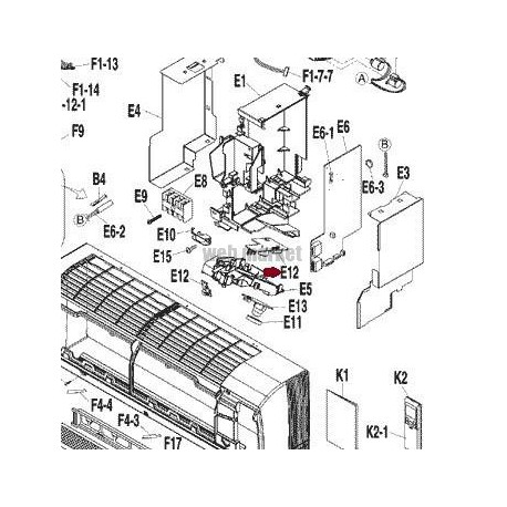 PLATINE EMISSION  3P210728-1 PCB 3/4-Daikin