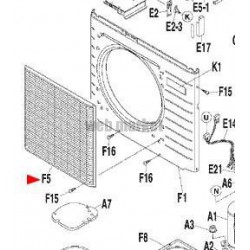 GRILLE AVANT EX1182152 4MXS80D/4MKS90D-Daikin