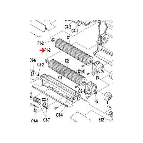 PALIER VENTIL EX0278733 FVX(K)S25-50B-Daikin