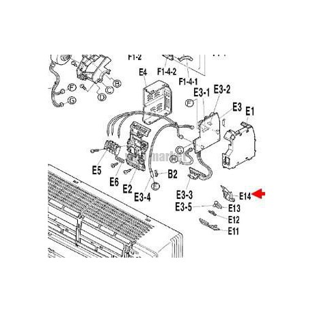 PLAQUE DE SUPPORT FTX25J-Daikin