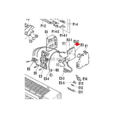 PLATINE CONTROLE  3FB04145-9-Daikin