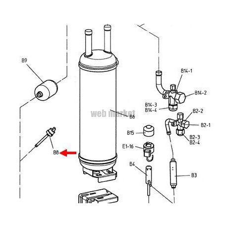 PRESSOSTAT  HAUTE PRESSION 3P128341-51-Daikin