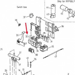 PLATINE  EC0249  2P098504-5 F-Daikin