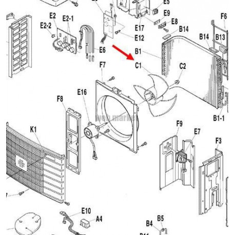 HELICE DE VENTILATION-Daikin