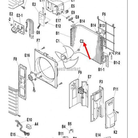 ECROU FIXATION HELICE-Daikin