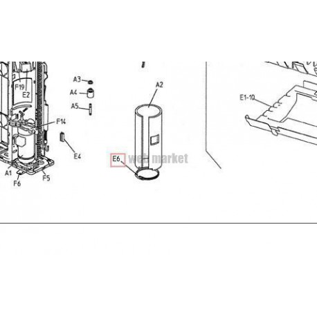 RESISTANCE DE  CARTER  33W   3P130357-8-Daikin