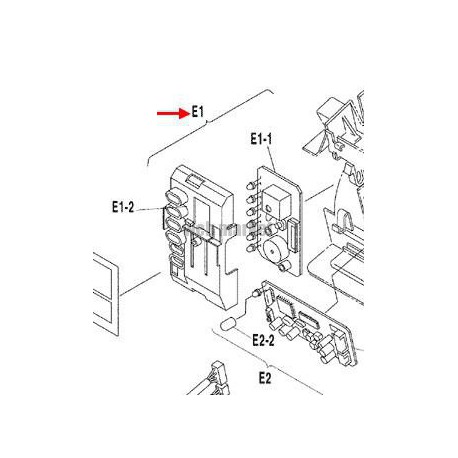 PLATINE RECEPTION BRC7D 4P086116-1-Daikin
