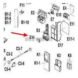 PLATINE DETECTION TEMPERATURE 3P191450-1-Daikin