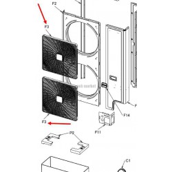 GRILLE DE REFOULEMENT 3P302660-1-Daikin