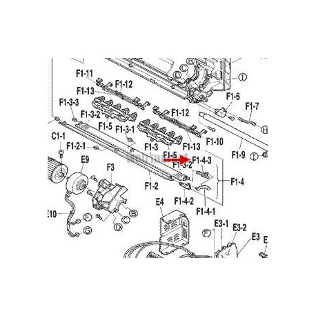 CAME DE MOTEUR DE BALAYAGE FTX35JV1B-Daikin