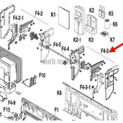 LOQUET DE FACADE FTXG25-35E/ATXG25-50E-Daikin