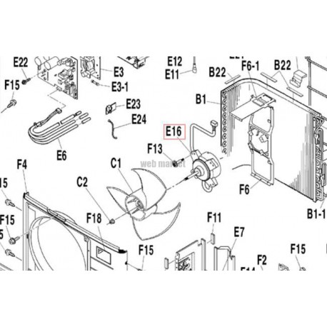 MOTEUR DE VENTILATION 3SB40688-4-Daikin