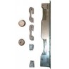 Console cloison légère type S et H pour radiateur REGGANE 3000 H 750 mm (par 2) CCL 175 / réf. AZ04BWCS50007501