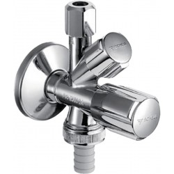 Robinet équerre combiné COMFORT 15x21 chromé Réf 035450699