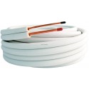 Liaison frigorifique isolée double M1 1/4-1/2 épaisseur cuivre isolant 0,8-8mm longueur 20m ALF4024