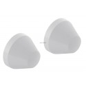 Jeu de 2 cache-boulons blanc réf. 217713111