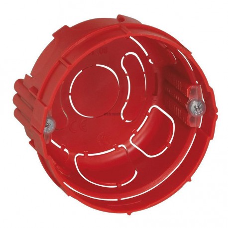Boîte d encastrement ronde pour maçonnerie - à vis, 1 poste - ø 67 mm x 30/40 mm
