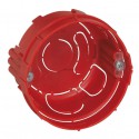 Boîte d encastrement ronde pour maçonnerie - à vis, 1 poste - ø 67 mm x 30/40 mm