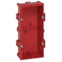 Boîte multiposte Batibox - maçonnerie - 2 postes 4/5 mod - vert/horiz -prof. 40 - Ref.080142