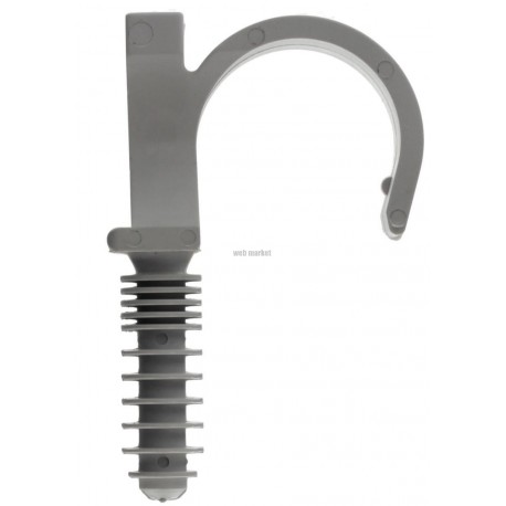 Collier cheville RAMCLIP simple D22mm seau 100 pièces, réf. 55822