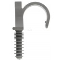 Collier cheville RAMCLIP simple D22mm seau 100 pièces, réf. 55822