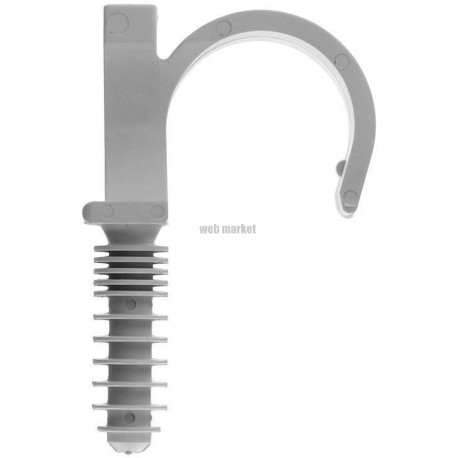 Collier cheville RAMCLIP simple D25mm seau 100 pièces, réf. 55825