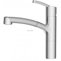 Mitigeur évier SEDUCTA 2 bec pivotant, orientable et douchette extractible
