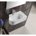 Lave-mains Plenitude asymétrique angle à droit 46,5X29