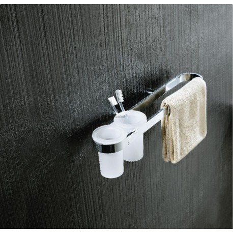 Porte-verre pour accessoirisé le porte-serviette Astus