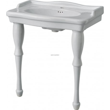 Lavabo Antica 80x54 cm blanc